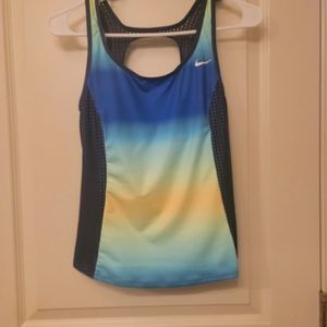 Womens Nike tank with built in bra